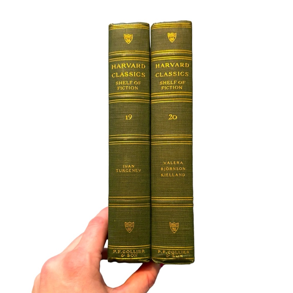 (Books x 2) The Harvard Classics Shelf Of Fiction. Books 19 & 20.
